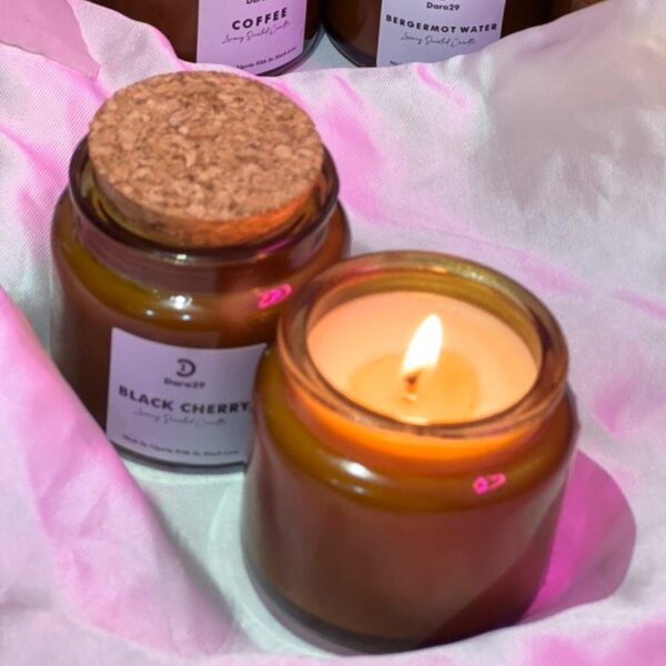 Black Cherry Scented Candle