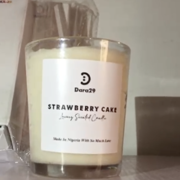 Strawberry Scented Candle